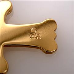 James Avery Retired Cross on Cross 14K Yellow Pendant